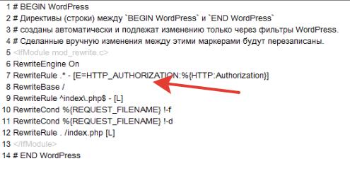 В WP 5.6 добавлена базовая авторизация HTTP